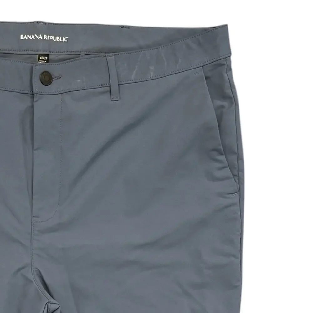 Banana Republic Men’s 40x29 Golf Performance Pants Tech Polyester Blue